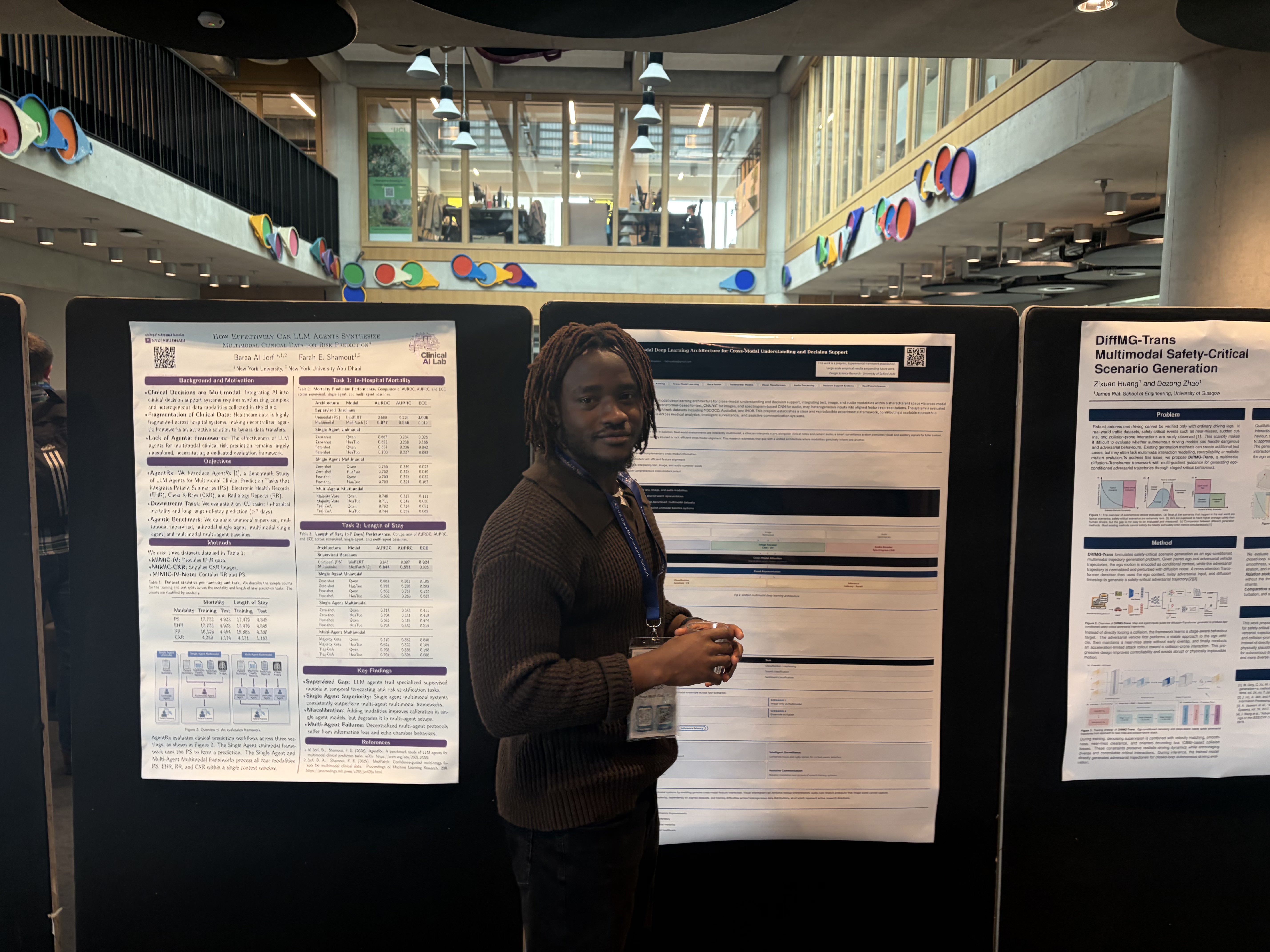 Faith Sodipe presenting research at MultiModalAI 2026